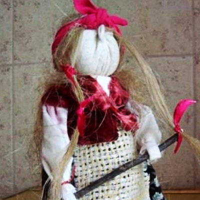 Баба-Яга в технике народных кукол — МК и идеи